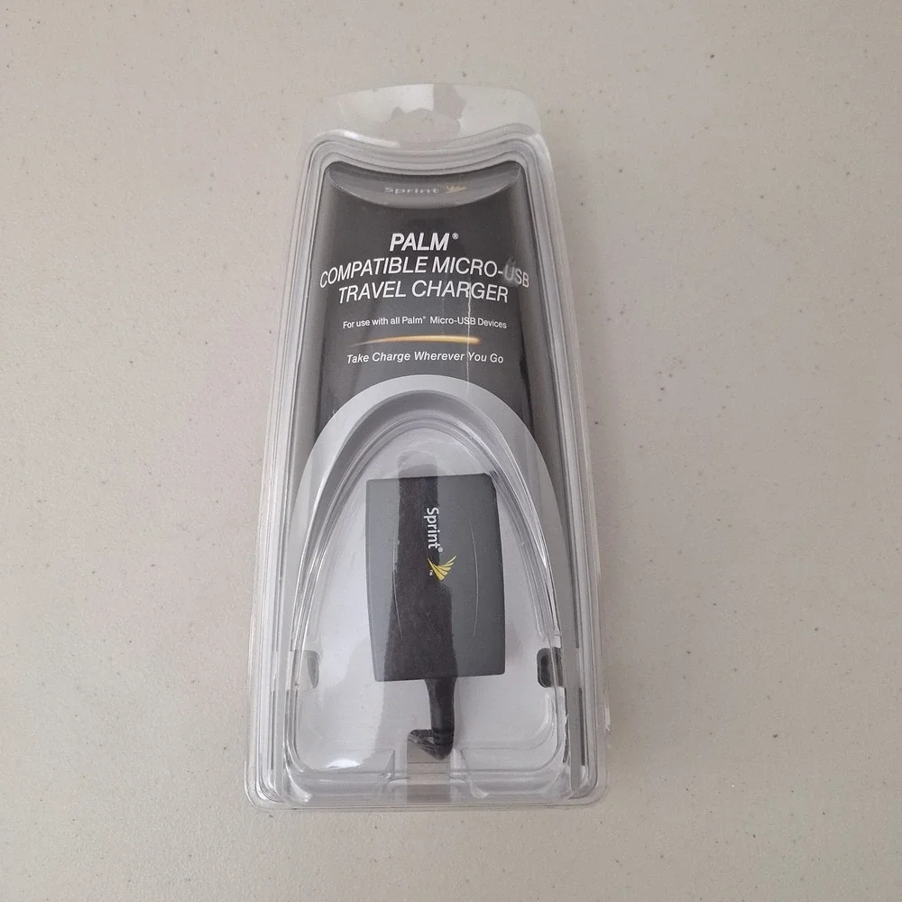 NEW OEM Vintage Sprint PALM Travel Charger Compatible for Micro USB Devices NOS